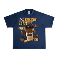 Navy energy coffee fuel station Urban Heavy Tee - Artiststas