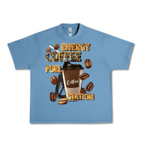 Pebble Blue energy coffee fuel station Urban Heavy Tee - Artiststas