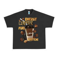 Pigment Black energy coffee fuel station Urban Heavy Tee - Artiststas