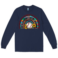 Navy baseball rainbow Long Sleeve Tee - Artiststas