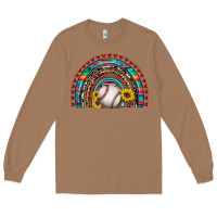 Toasted Coconut baseball rainbow Long Sleeve Tee - Artiststas