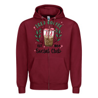 Iced Coffee Social Club Zipper Hoodie | Teevron