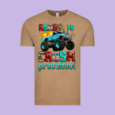 Ready To School Crush Preschool Vintage Tee Designed By Adodesignshop