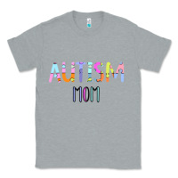 Heather Grey Titi Pretty Art Autism Mom Classic Tee - CowhideDigitalArt