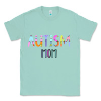 Seafoam Titi Pretty Art Autism Mom Classic Tee - CowhideDigitalArt