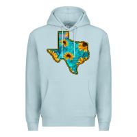 Blue Mist Sunflower Turquoise Texas Premium Hoodie - Bettercallsaul