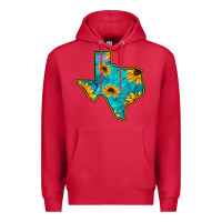 Cardinal Sunflower Turquoise Texas Premium Hoodie - Bettercallsaul
