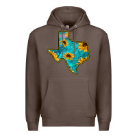 Coffee Sunflower Turquoise Texas Premium Hoodie - Bettercallsaul