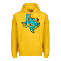 Lemon Sunflower Turquoise Texas Premium Hoodie - Bettercallsaul
