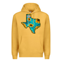 Mustard Sunflower Turquoise Texas Premium Hoodie - Bettercallsaul
