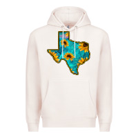 Pale Pink Sunflower Turquoise Texas Premium Hoodie - Bettercallsaul