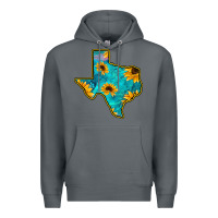 Rock Sunflower Turquoise Texas Premium Hoodie - Bettercallsaul