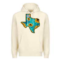 Sandshell Sunflower Turquoise Texas Premium Hoodie - Bettercallsaul
