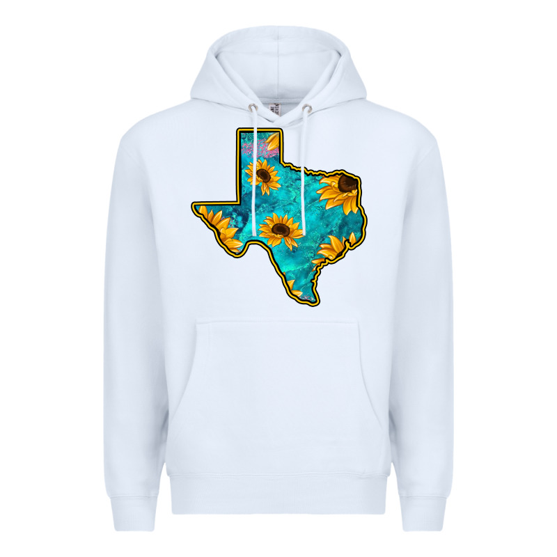 Sunflower Turquoise Texas Premium Hoodie by Bettercallsaul | Teevron