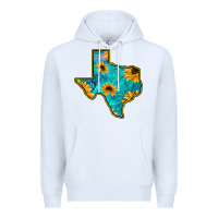 White Sunflower Turquoise Texas Premium Hoodie - Bettercallsaul