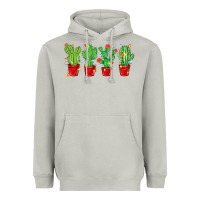 Moon Dust Christmas Cactuses Heavyweight Hoodie - MaliasSmallBusiness