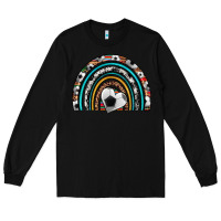 Black soccer rainbow Long Sleeve Tee - Artiststas