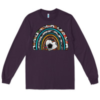 Plum soccer rainbow Long Sleeve Tee - Artiststas
