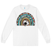 White soccer rainbow Long Sleeve Tee - Artiststas