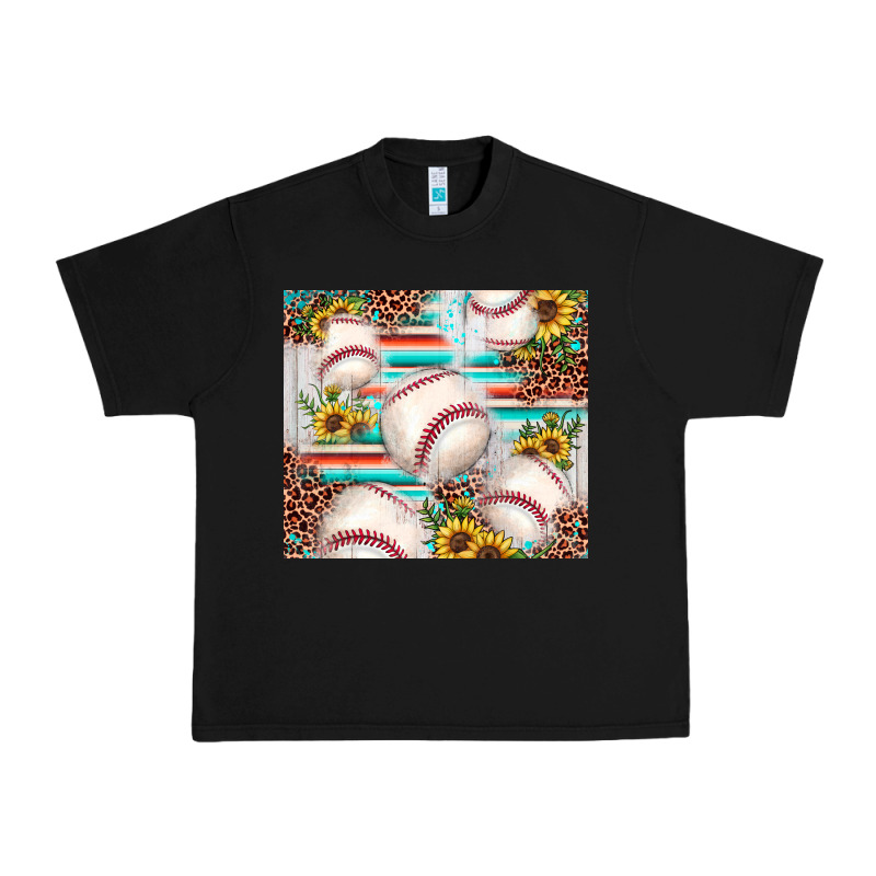 Baseball Leopard Sunflower Urban Heavy Tee by JahusDesignShop | Teevron