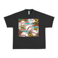 Pigment Black baseball leopard sunflower Urban Heavy Tee - JahusDesignShop
