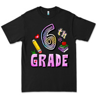 Black Sixth Grade Premium Tee - RanaPortraitStore