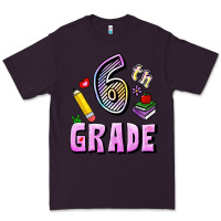 Plum Sixth Grade Premium Tee - RanaPortraitStore