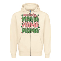 Sandshell one lucky mama Zipper Hoodie - MaliasSmallBusiness
