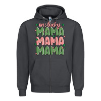 Smoke one lucky mama Zipper Hoodie - MaliasSmallBusiness