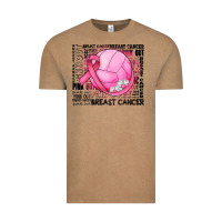 Vintage Coffee breast cancer volleyball Vintage Tee - JahusDesignShop