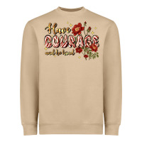 Mushroom have courage and be kind Heavyweight Sweatshirt - JahusDesignShop