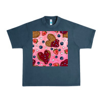 Valentines Day Waffles Seamless Pattern Urban Heavy Tee | Teevron