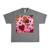 Tornado valentines day waffles seamless pattern Urban Heavy Tee - BundleAndBundleShop