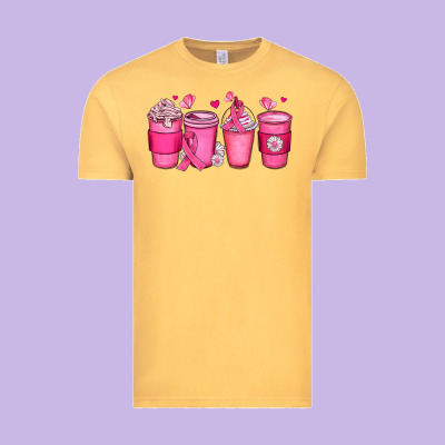Breast Cancer Coffee Cups Vintage Tee Designed By Jahusdesignshop
