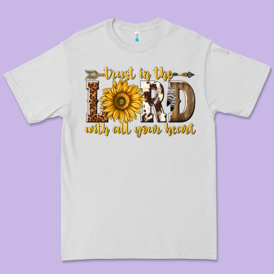 Trust In The Lord With All Your Heart Premium Tee Designed By Texasbilliewilder