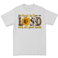 Dove Grey Trust in the lord with all your heart Premium Tee - texasbilliewilder