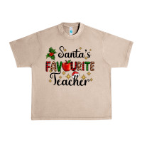 French Oak santas favourite teacher Urban Heavy Tee - AdoDesignShop