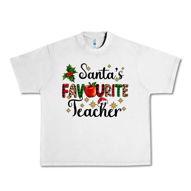 Santas Favourite Teacher Urban Heavy Tee by AdoDesignShop | Teevron