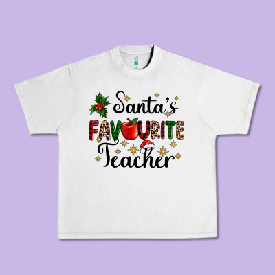Santas Favourite Teacher Urban Heavy Tee Designed By Adodesignshop