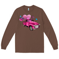 Chestnut truck with hearts Long Sleeve Tee - AdoDesignShop