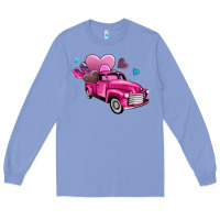 Colony Blue truck with hearts Long Sleeve Tee - AdoDesignShop