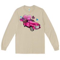 Mushroom truck with hearts Long Sleeve Tee - AdoDesignShop