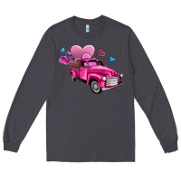 Smoke truck with hearts Long Sleeve Tee - AdoDesignShop
