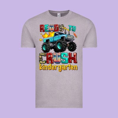 Ready To School Crush Kindergarten Vintage Tee Designed By Adodesignshop