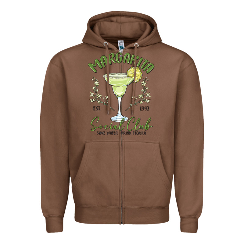 Margarita Social Club Zipper Hoodie by MaliasSmallBusiness | Teevron