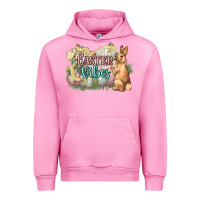 Fuchsia Pink Easter vibes Easter Day Urban Hoodie - HowdyJamesFarm