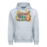 Heather Grey Easter vibes Easter Day Urban Hoodie - HowdyJamesFarm