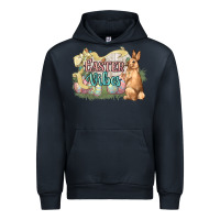 Navy Easter vibes Easter Day Urban Hoodie - HowdyJamesFarm