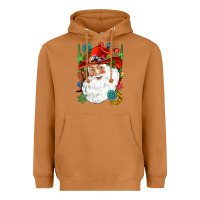 Meerkat Cowboy Santa Heavyweight Hoodie - NancyCooperArtShop