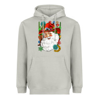 Moon Dust Cowboy Santa Heavyweight Hoodie - NancyCooperArtShop